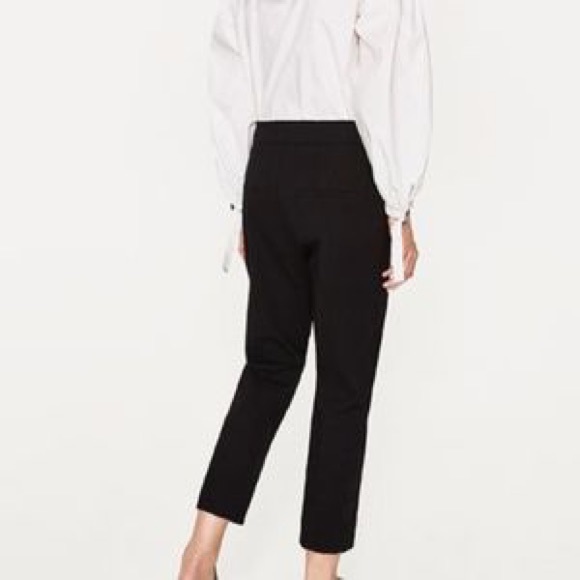 NWT ZARA Black trouser pants - Picture 3 of 8